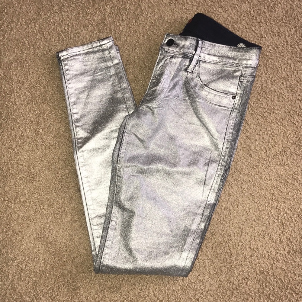 Metallic Pants